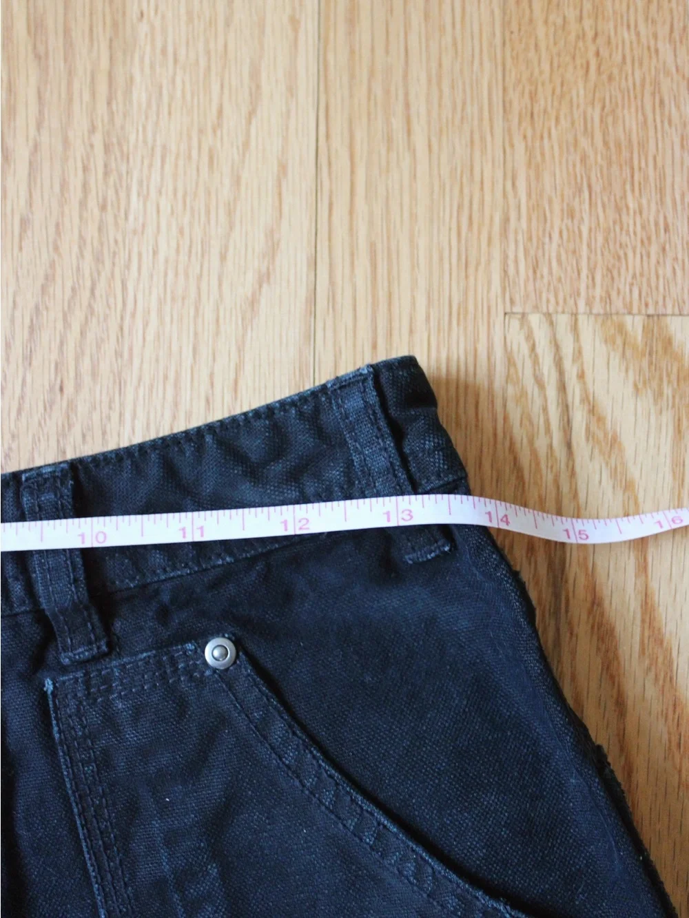 Free People Black High Rise GET FAR OUT CUT OFF Denim Sz 4